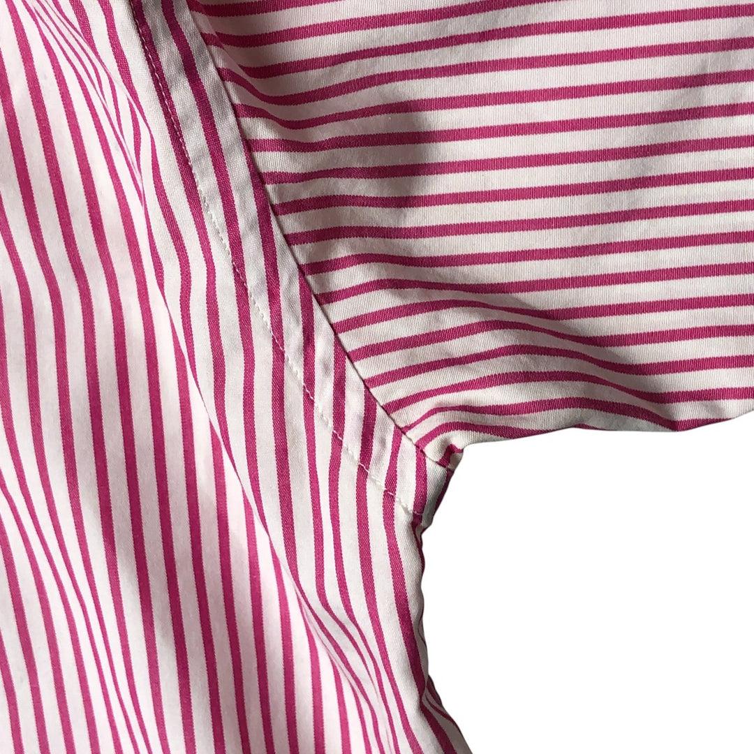 Ralph Lauren long-sleeved cotton striped shirt, women's size XL cotton white type Vintage Second Hand