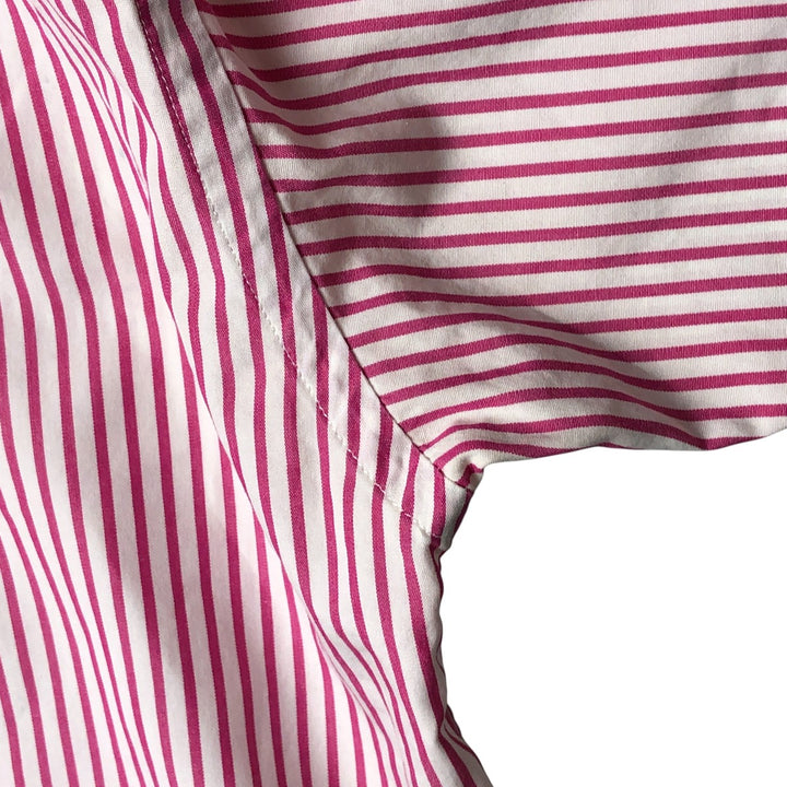 Ralph Lauren long-sleeved cotton striped shirt, women's size XL cotton white type Vintage Second Hand