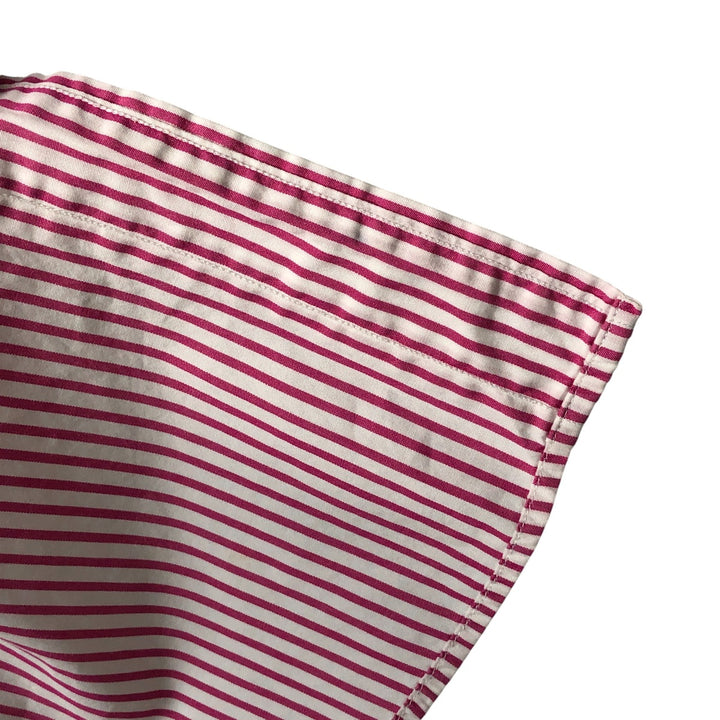 Ralph Lauren long-sleeved cotton striped shirt, women's size XL cotton white type Vintage Second Hand