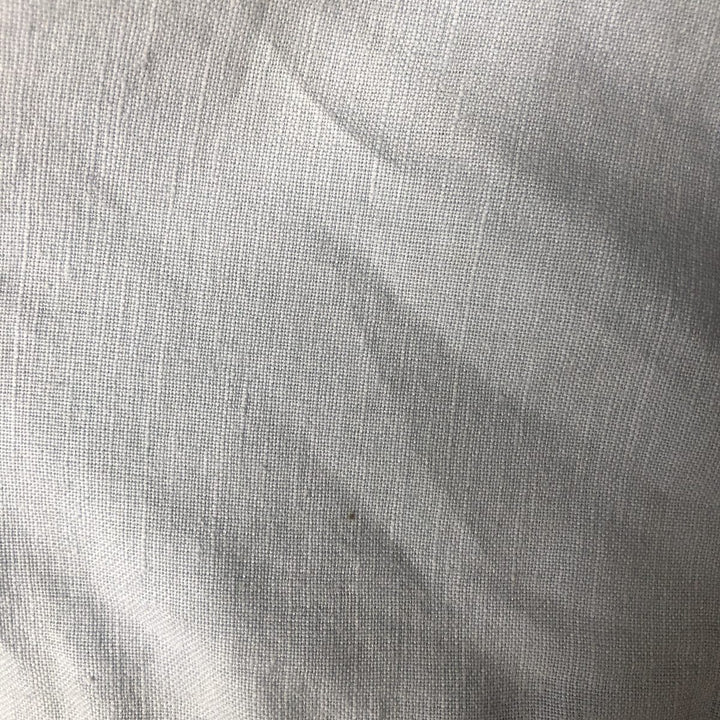 2000'S Banana Republic short-sleeved open-collar linen box shirt, men's size M linen Blue type light blue Vintage Second Hand