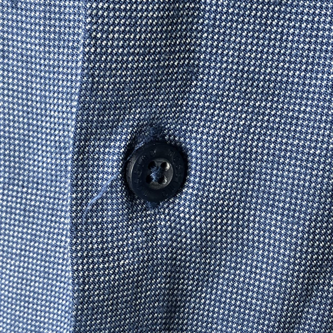 Mossimo MOSSIMO Short Sleeve Open Collar Rayon Box Shirt, Men's XL Rayon blue type Vintage Second Hand