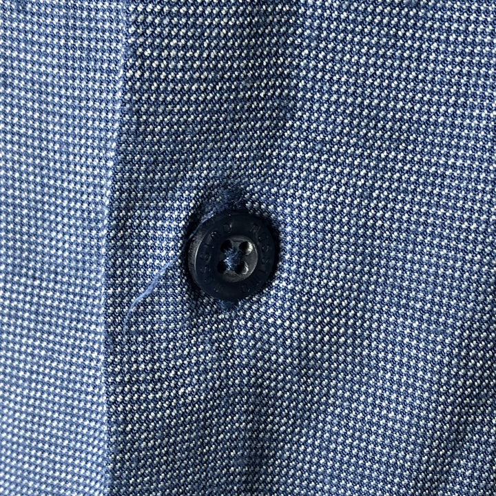 Mossimo MOSSIMO Short Sleeve Open Collar Rayon Box Shirt, Men's XL Rayon blue type Vintage Second Hand