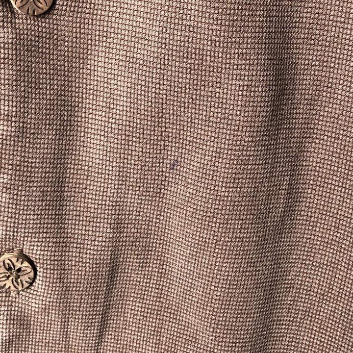 Tommy Bahama short sleeve open collar silk shirt, box shirt, men's size L silk brown type Vintage Second Hand