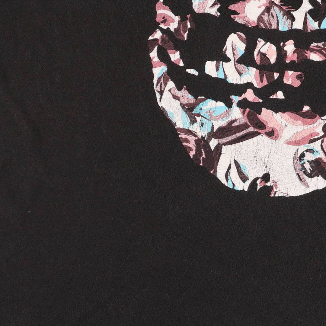 MISFITS Skull Pattern Band T-shirt, Men's XL size cotton black type Vintage Second Hand