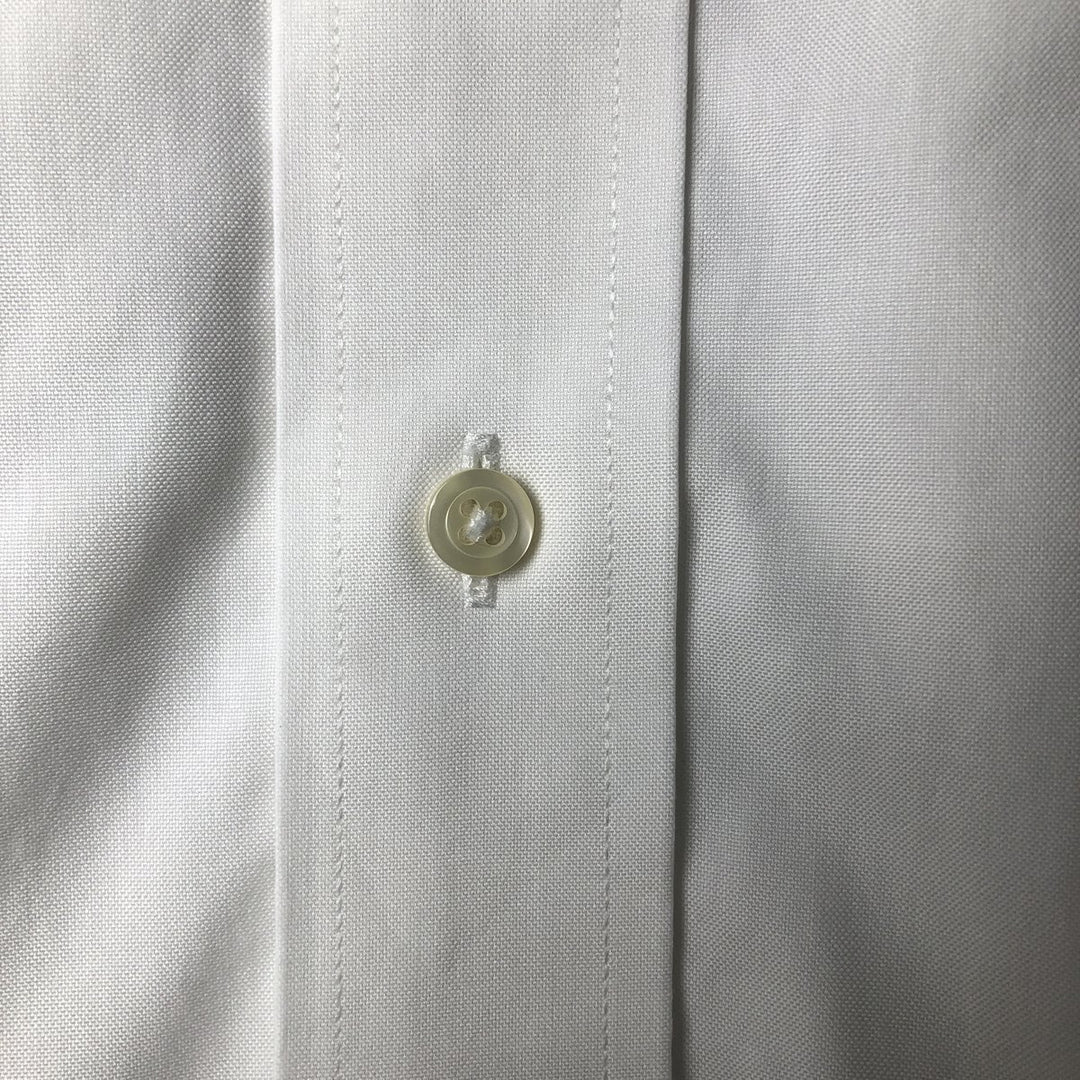 Brooks Brothers Est.1818 Long Sleeve Button Down Shirt, Men's M Size Supima Cotton white type Vintage Second Hand