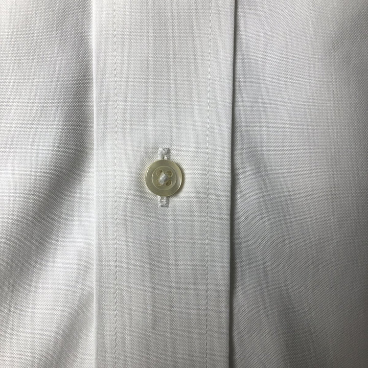 Brooks Brothers Est.1818 Long Sleeve Button Down Shirt, Men's M Size Supima Cotton white type Vintage Second Hand