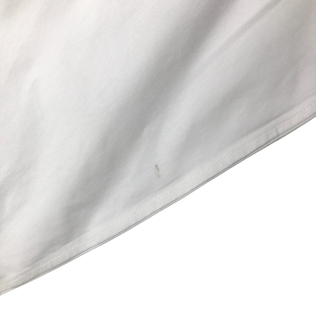 Brooks Brothers Est.1818 Long Sleeve Button Down Shirt, Men's M Size Supima Cotton white type Vintage Second Hand