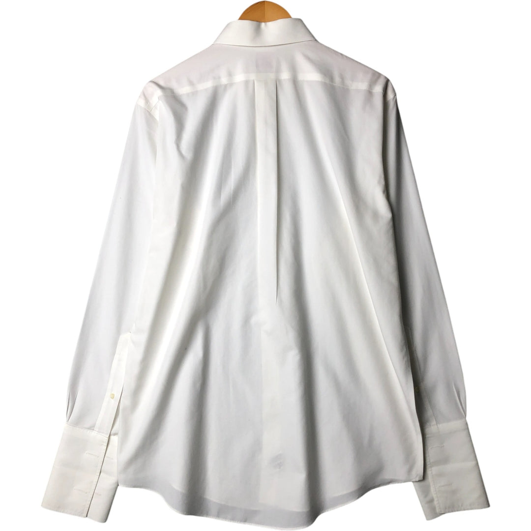 Brooks Brothers Est.1818 Long Sleeve Cotton Shirt, Men's Medium cotton white type Vintage Second Hand