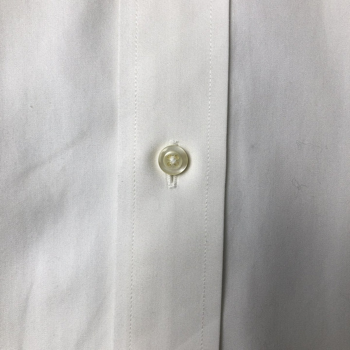 Brooks Brothers Est.1818 Long Sleeve Cotton Shirt, Men's Medium cotton white type Vintage Second Hand