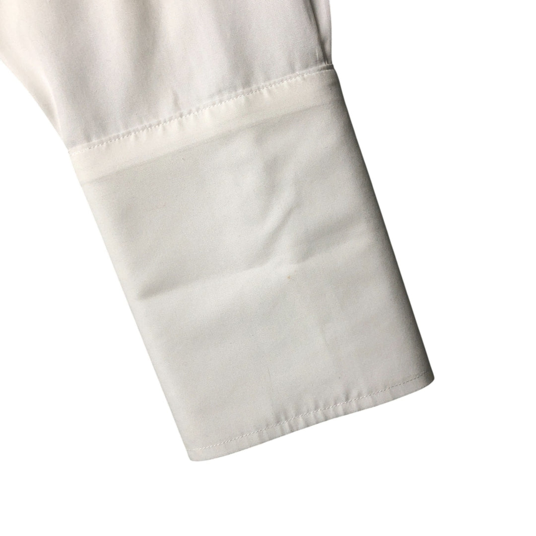 Brooks Brothers Est.1818 Long Sleeve Cotton Shirt, Men's Medium cotton white type Vintage Second Hand