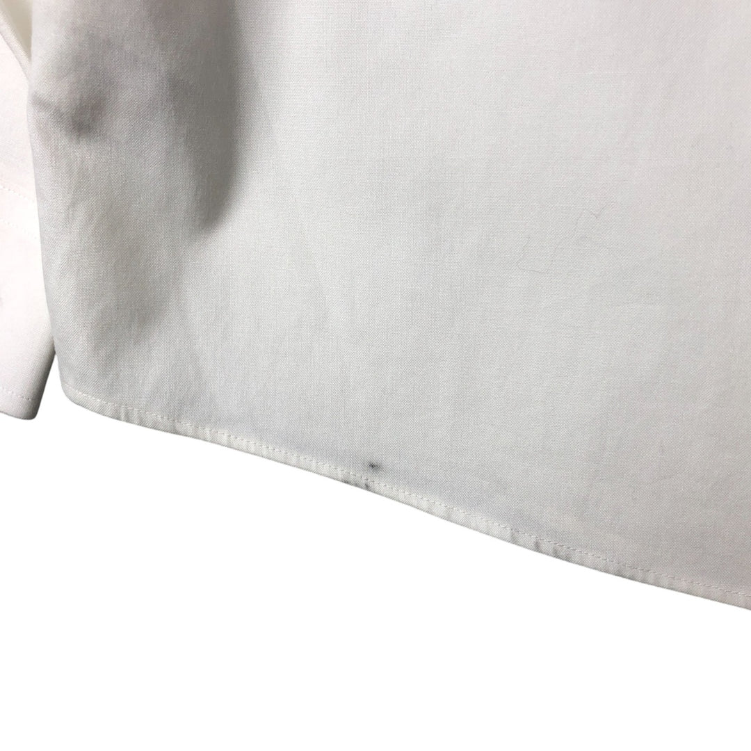 Brooks Brothers Est.1818 Long Sleeve Cotton Shirt, Men's XL Supima Cotton white type Vintage Second Hand