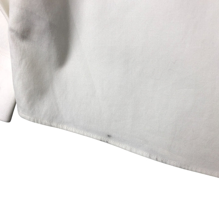 Brooks Brothers Est.1818 Long Sleeve Cotton Shirt, Men's XL Supima Cotton white type Vintage Second Hand