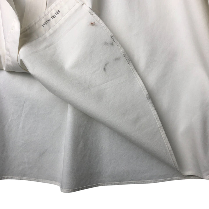 Brooks Brothers Est.1818 Long Sleeve Cotton Shirt, Men's XL Supima Cotton white type Vintage Second Hand