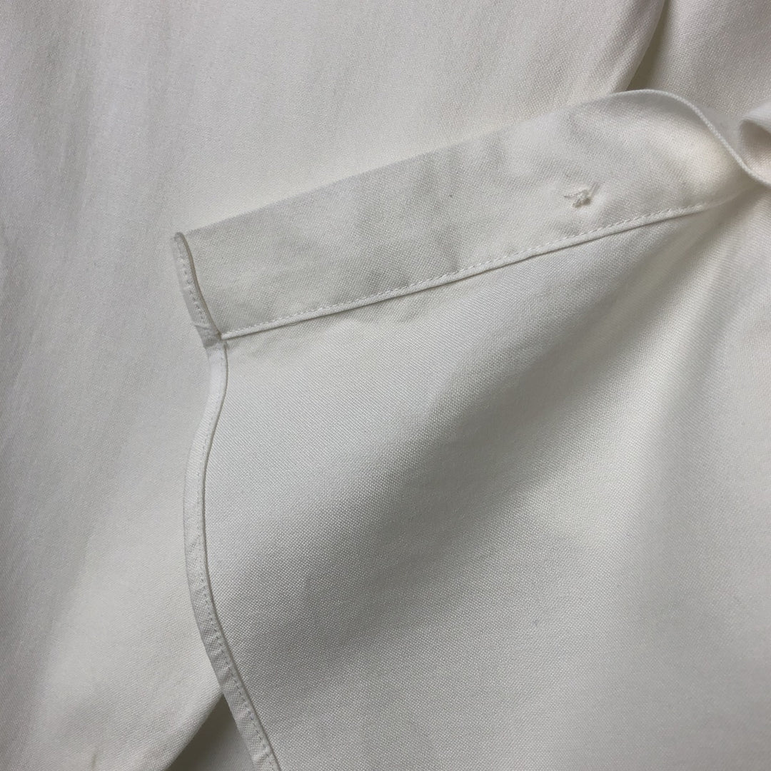 Brooks Brothers Est.1818 Long Sleeve Cotton Shirt, Men's XL Supima Cotton white type Vintage Second Hand
