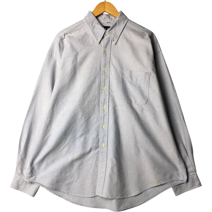 90'S GAP Vintage Short Sleeve Button-Down Shirt, Made in Taiwan, Men's XL cotton Blue type light blue Vintage Second Hand