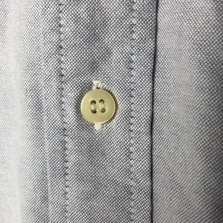 90'S GAP Vintage Short Sleeve Button-Down Shirt, Made in Taiwan, Men's XL cotton Blue type light blue Vintage Second Hand