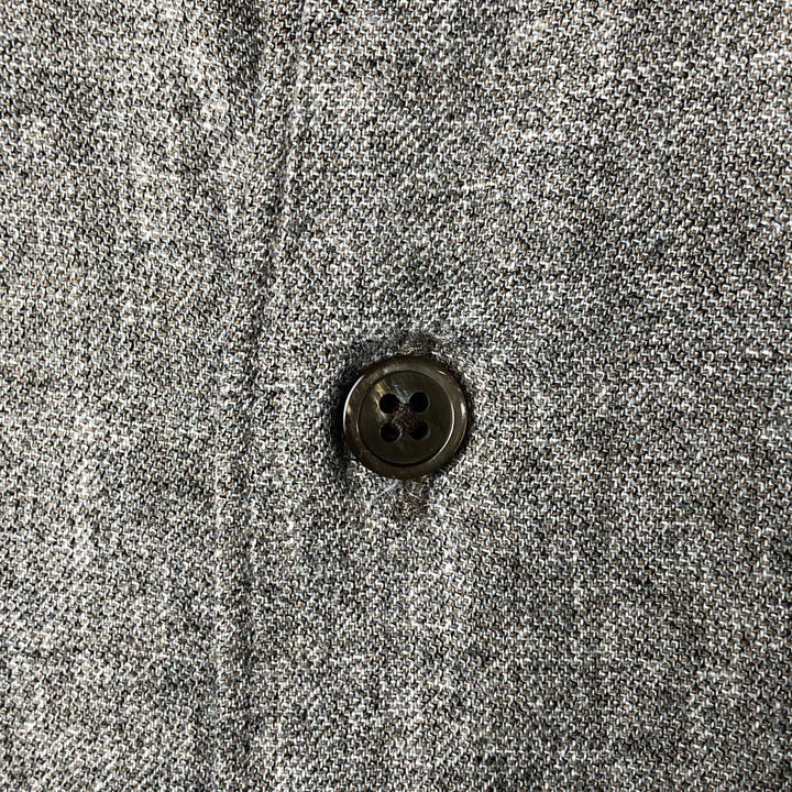 Vintage 90'S Banana Republic long-sleeved cotton shirt, men's size XL cotton gray type Vintage Second Hand