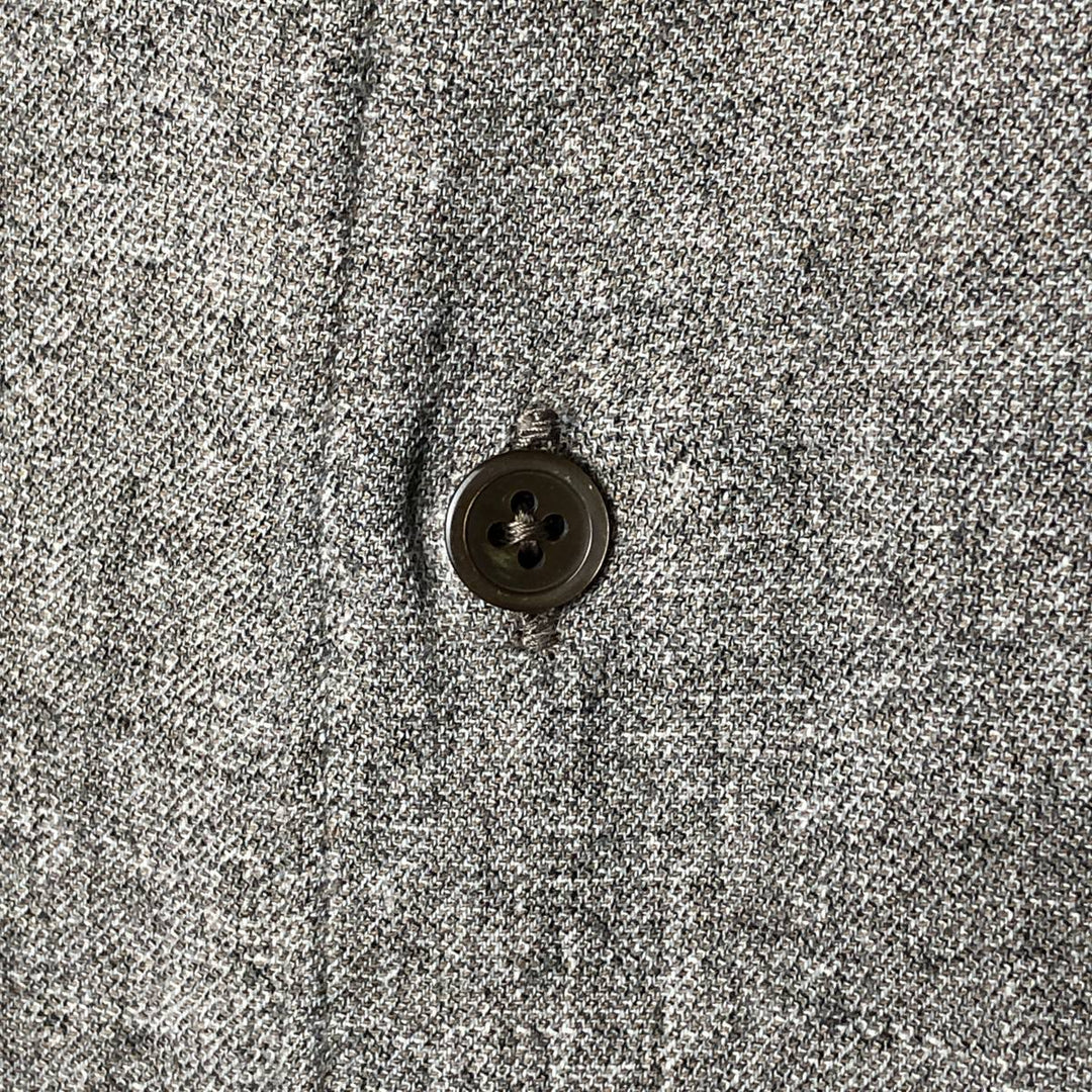 Vintage 90'S Banana Republic long-sleeved cotton shirt, men's size XL cotton gray type Vintage Second Hand