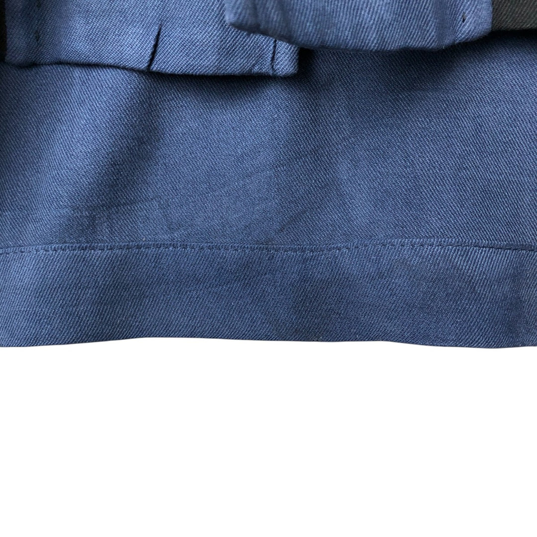 Vintage 90'S Nat Nast American Fit Two-Tone Short Sleeve Open Collar Silk Shirt, Men's Size L silk navy blue type Vintage Second Hand