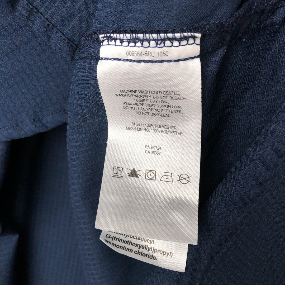 Columbia PFG OMNI-SHADE Omni-Shade Button-down Short Sleeve Fishing Shirt, Men's Size L polyester navy blue type Vintage Second Hand
