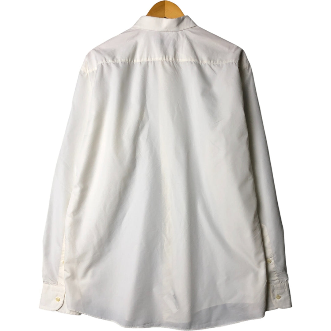 Burberry's BURBERRY LONDON long-sleeved polycotton shirt, men's size XL cotton white type Vintage Second Hand