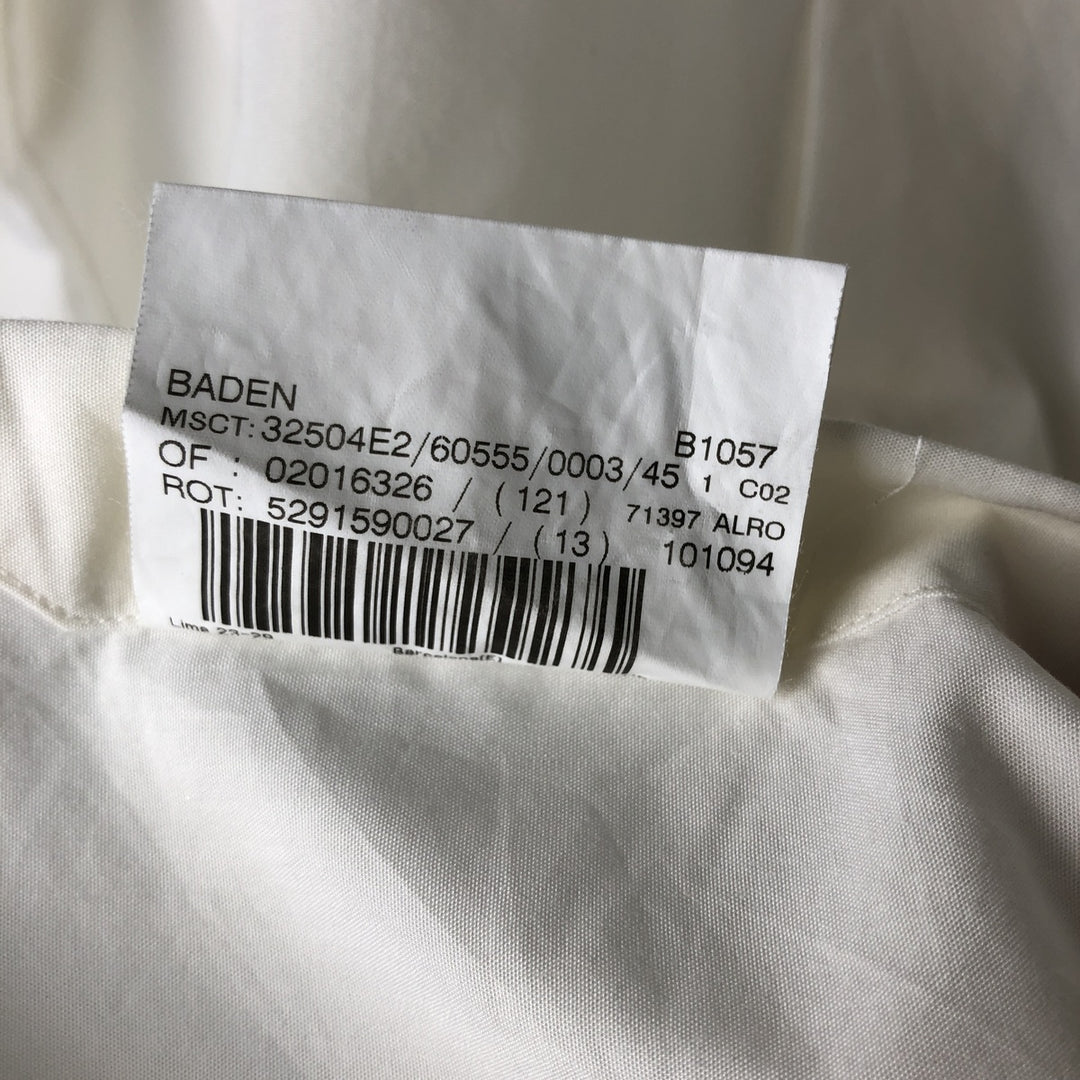 Burberry's BURBERRY LONDON long-sleeved polycotton shirt, men's size XL cotton white type Vintage Second Hand