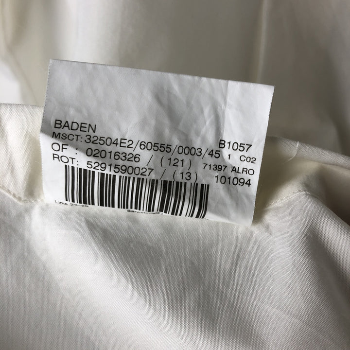 Burberry's BURBERRY LONDON long-sleeved polycotton shirt, men's size XL cotton white type Vintage Second Hand