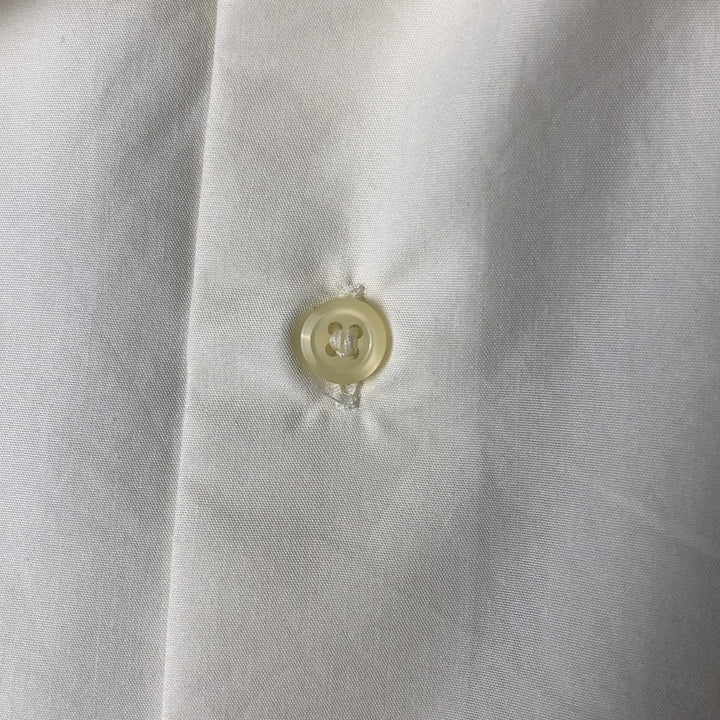 Burberry's BURBERRY LONDON long-sleeved polycotton shirt, men's size XL cotton white type Vintage Second Hand