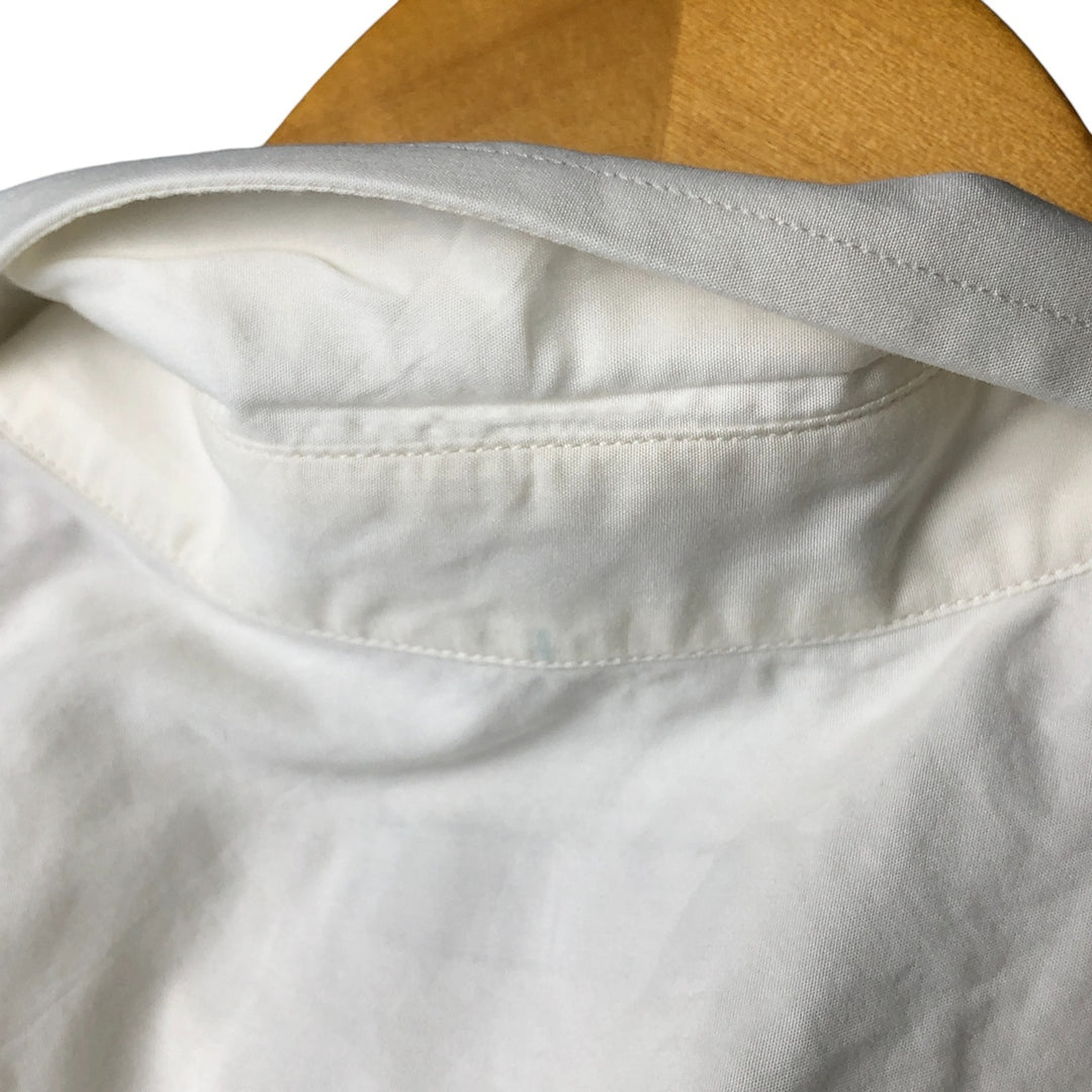 Burberry's BURBERRY LONDON long-sleeved polycotton shirt, men's size XL cotton white type Vintage Second Hand