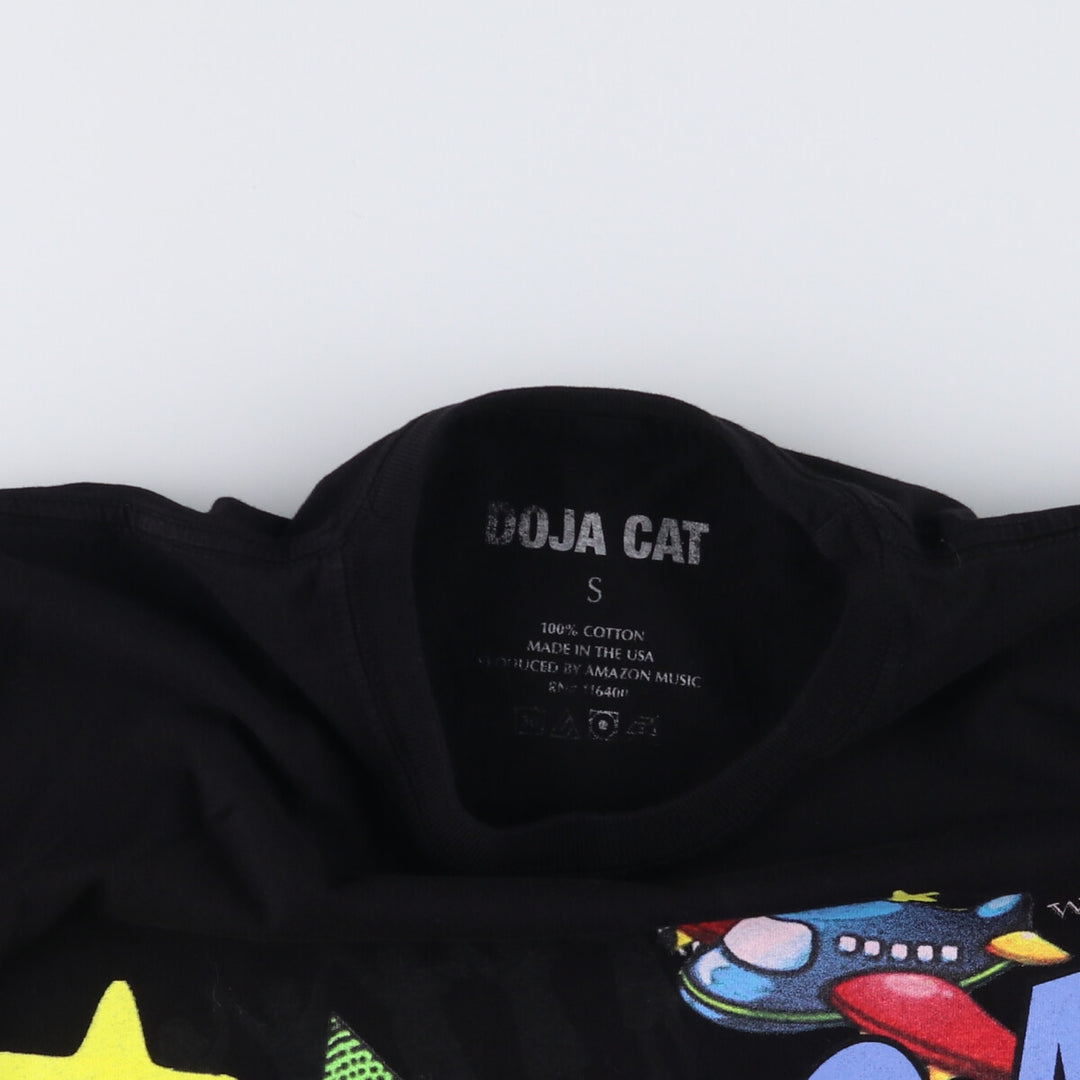 DOJA CAT Rap T-Shirt, Made in USA, Men's Size Small cotton black type Vintage Second Hand