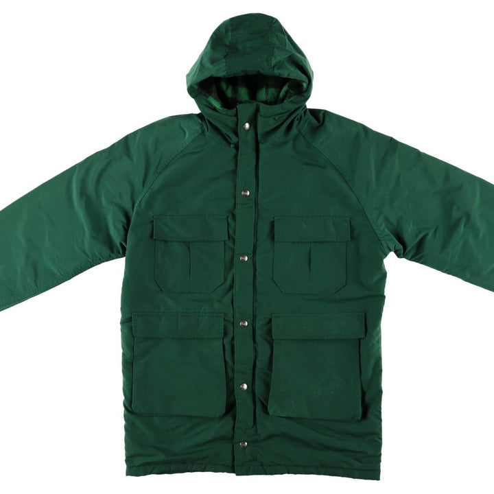 Vintage 1980'S LLBean Mountain Parka Shell Jacket, Men's Size L unclear green type Vintage Second Hand