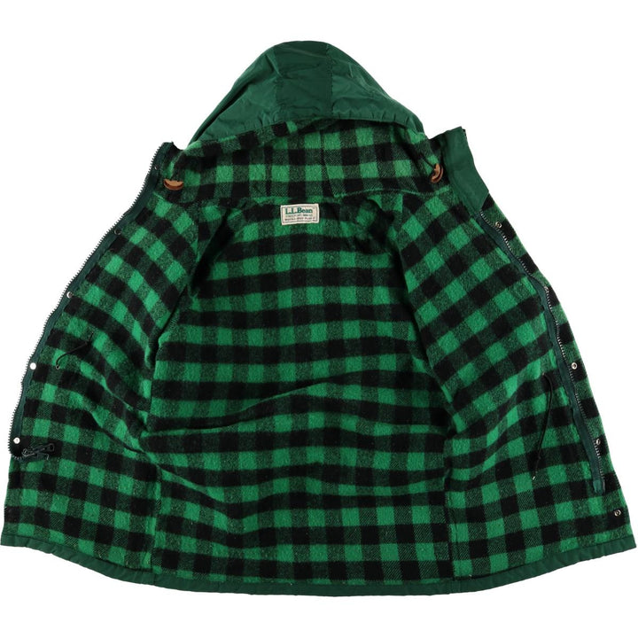 Vintage 1980'S LLBean Mountain Parka Shell Jacket, Men's Size L unclear green type Vintage Second Hand