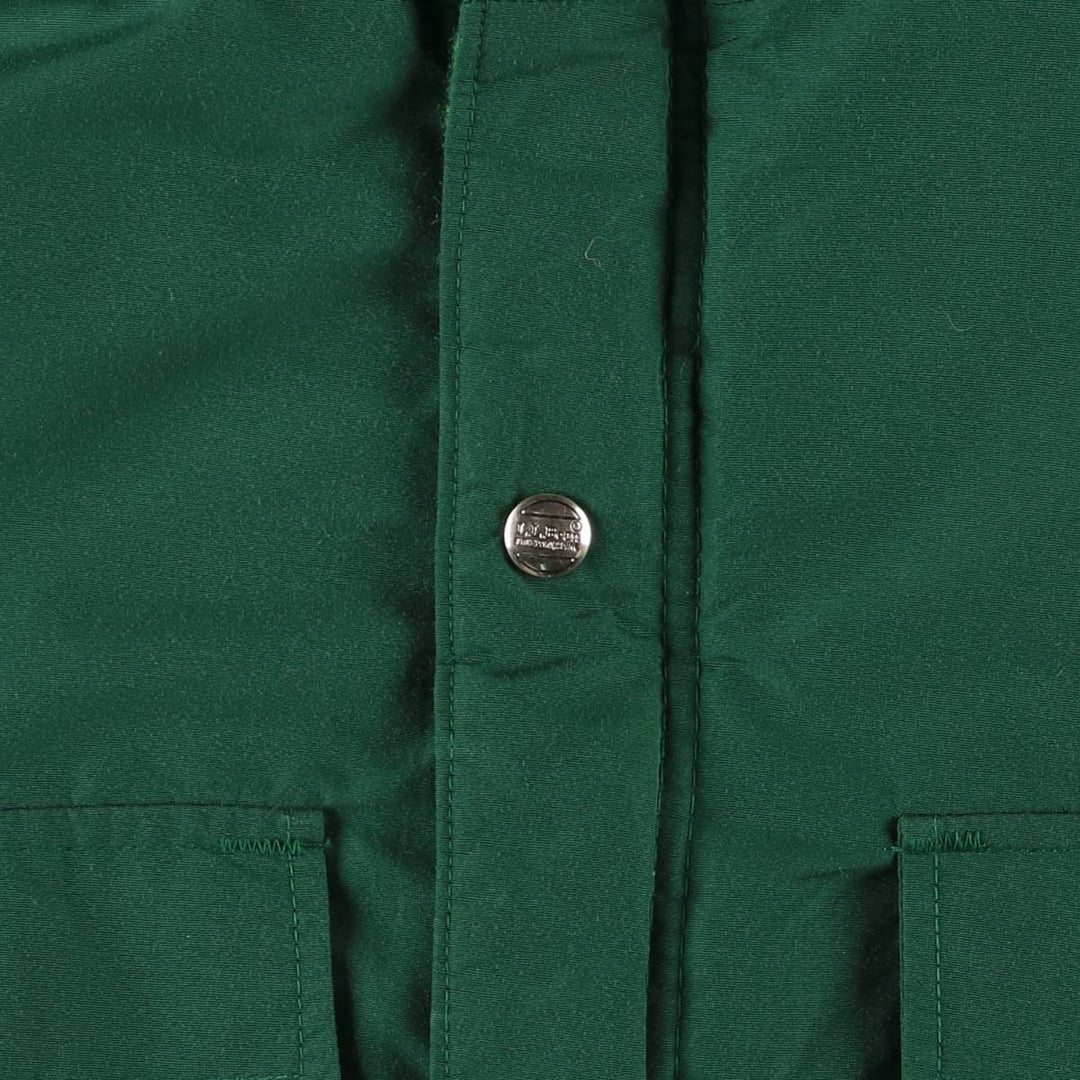 Vintage 1980'S LLBean Mountain Parka Shell Jacket, Men's Size L unclear green type Vintage Second Hand