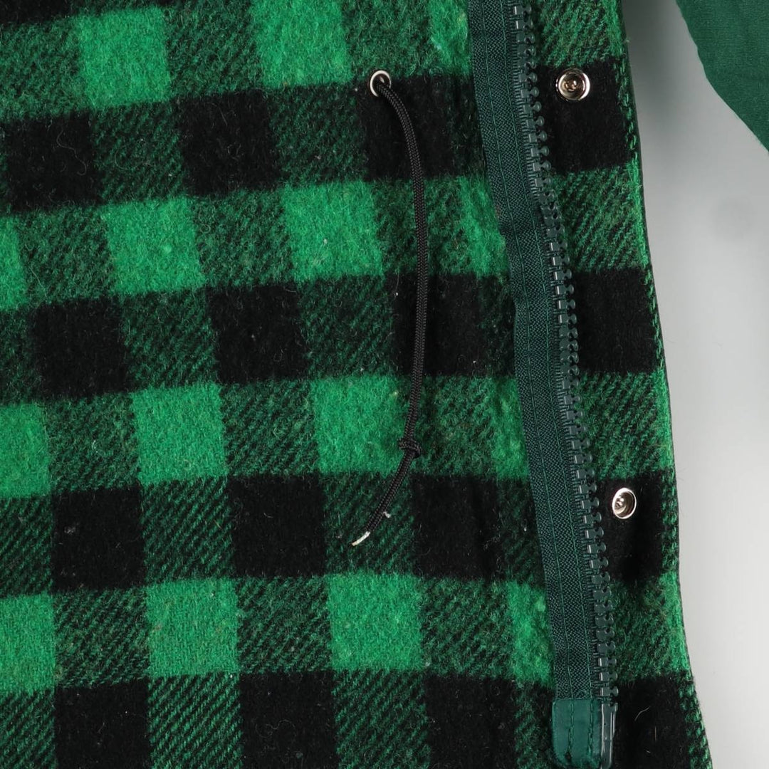 Vintage 1980'S LLBean Mountain Parka Shell Jacket, Men's Size L unclear green type Vintage Second Hand