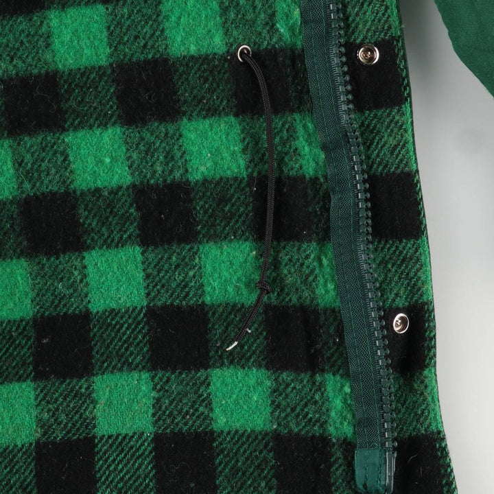 Vintage 1980'S LLBean Mountain Parka Shell Jacket, Men's Size L unclear green type Vintage Second Hand