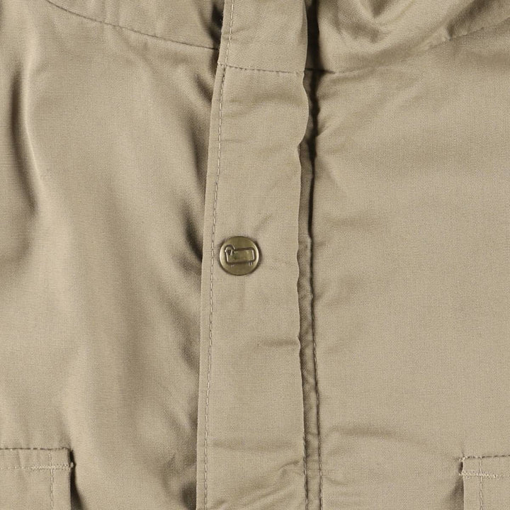 80'S WOOLRICH Mountain Parka Shell Jacket Made in USA Men's XL Vintage polyester Beige type Vintage Second Hand