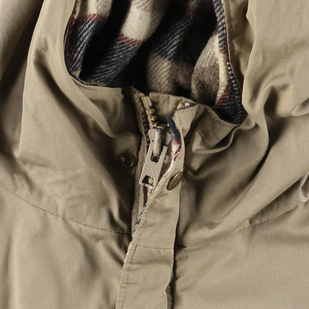 80'S WOOLRICH Mountain Parka Shell Jacket Made in USA Men's XL Vintage polyester Beige type Vintage Second Hand