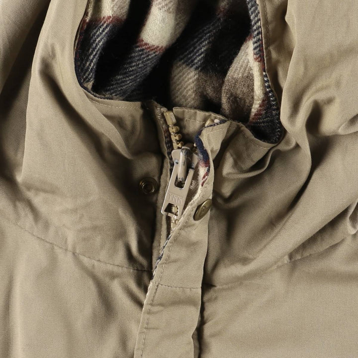 80'S WOOLRICH Mountain Parka Shell Jacket Made in USA Men's XL Vintage polyester Beige type Vintage Second Hand