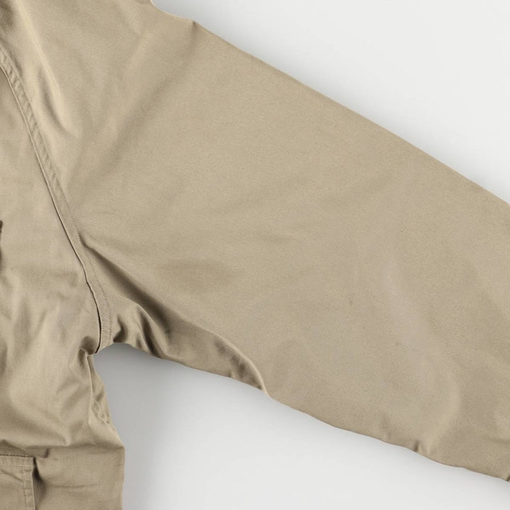 80'S WOOLRICH Mountain Parka Shell Jacket Made in USA Men's XL Vintage polyester Beige type Vintage Second Hand