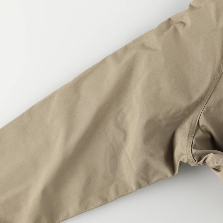 80'S WOOLRICH Mountain Parka Shell Jacket Made in USA Men's XL Vintage polyester Beige type Vintage Second Hand