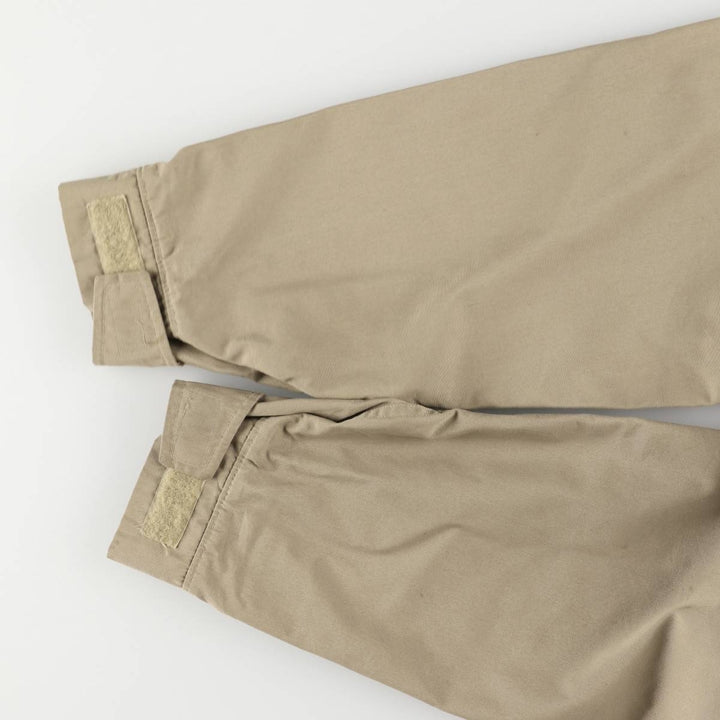 80'S WOOLRICH Mountain Parka Shell Jacket Made in USA Men's XL Vintage polyester Beige type Vintage Second Hand