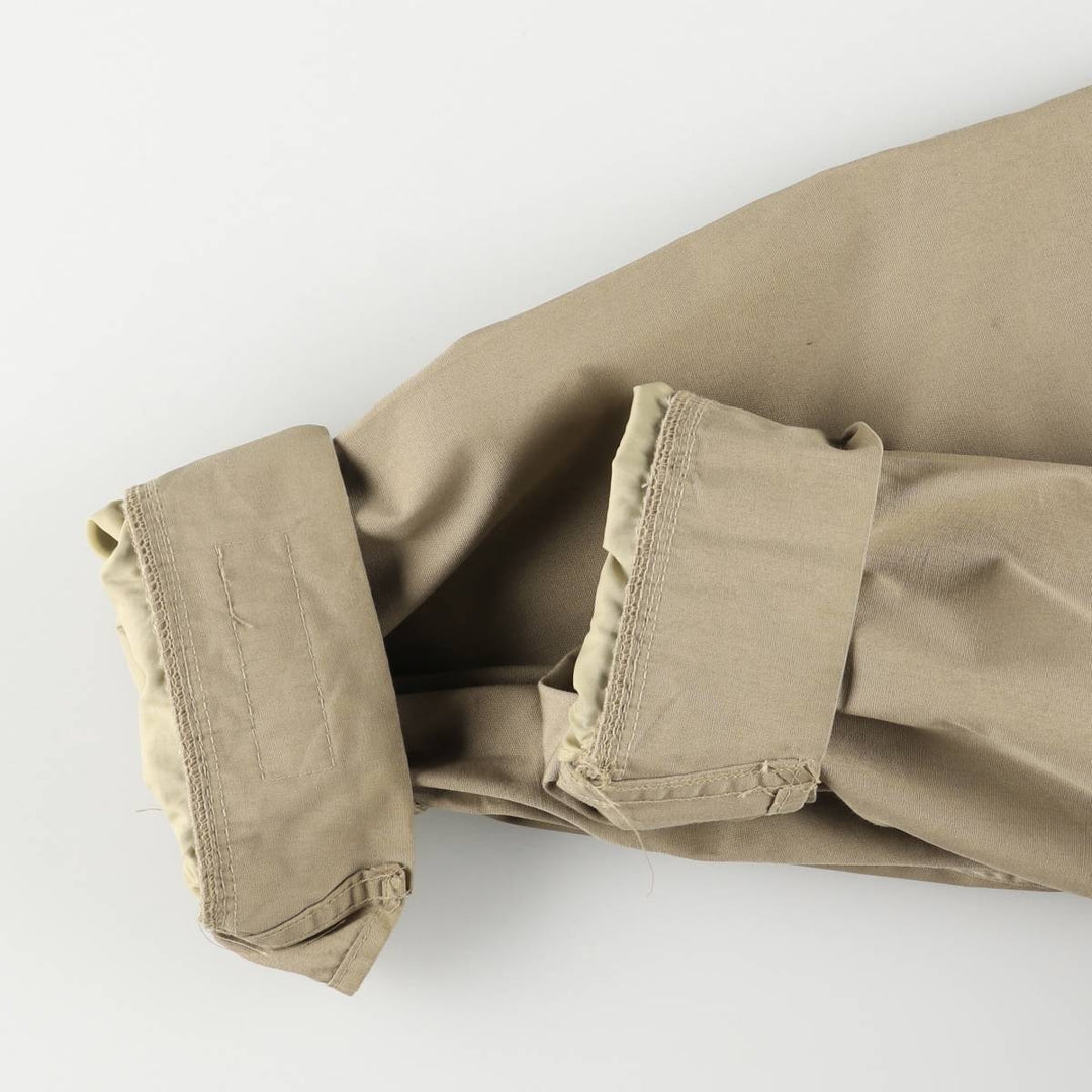 80'S WOOLRICH Mountain Parka Shell Jacket Made in USA Men's XL Vintage polyester Beige type Vintage Second Hand