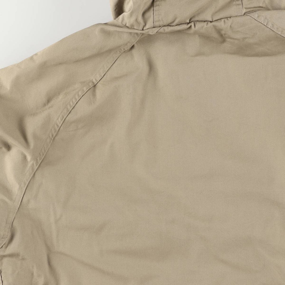 80'S WOOLRICH Mountain Parka Shell Jacket Made in USA Men's XL Vintage polyester Beige type Vintage Second Hand