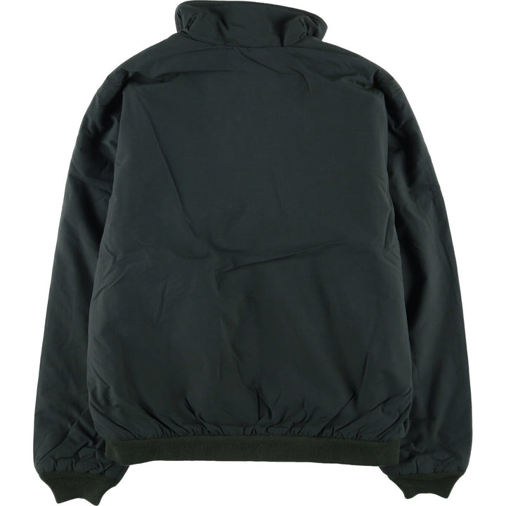 90s-00'S LLBean padded puffer jacket, men's size M Nylon Green type dark green Vintage Second Hand