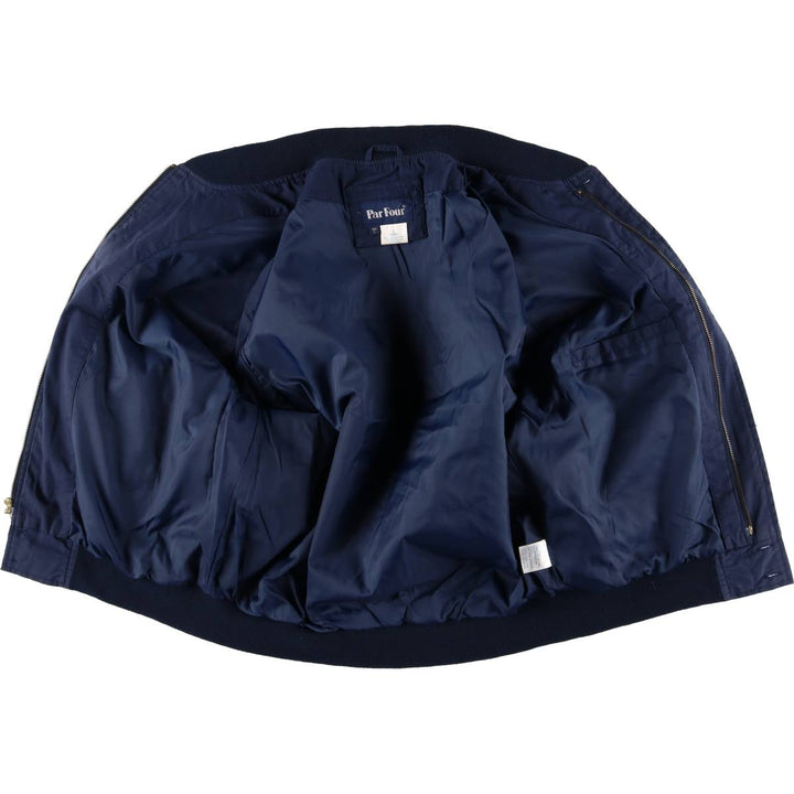 90s-00'S Par Four Derby Jacket, Cup Shoulder Jacket, Men's Size L cotton navy blue type Vintage Second Hand