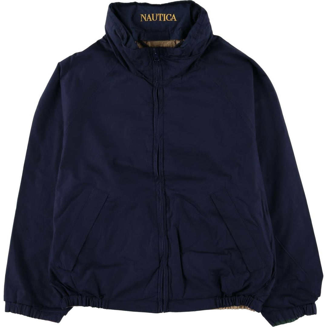 Vintage 90'S Nautica reversible sailing jacket, size small, men's cotton navy blue type Vintage Second Hand