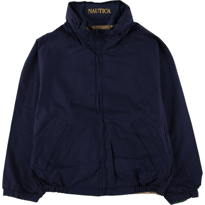 Vintage 90'S Nautica reversible sailing jacket, size small, men's cotton navy blue type Vintage Second Hand