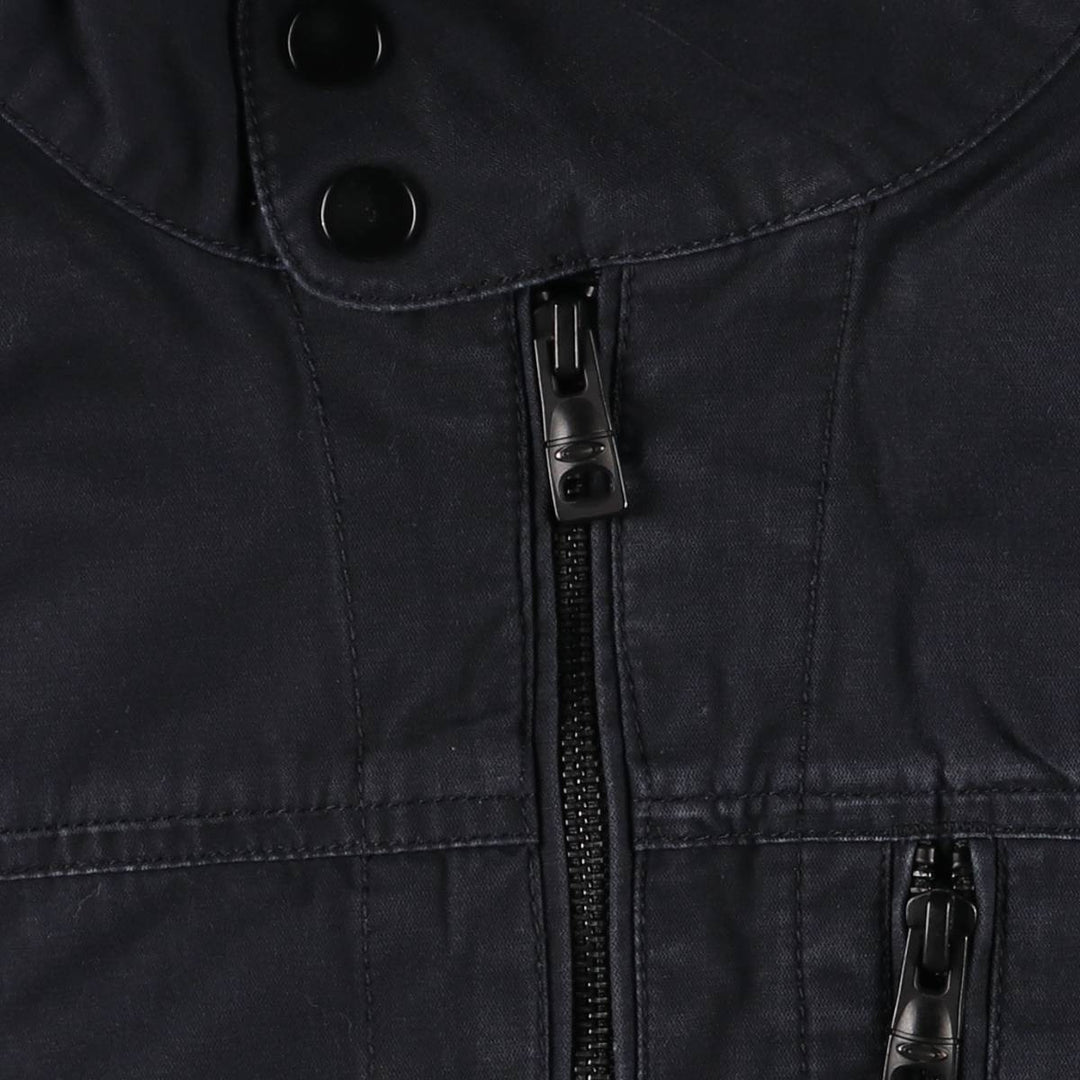 2000'S Oakley Cotton Biker Jacket, Men's XL cotton black type Vintage Second Hand