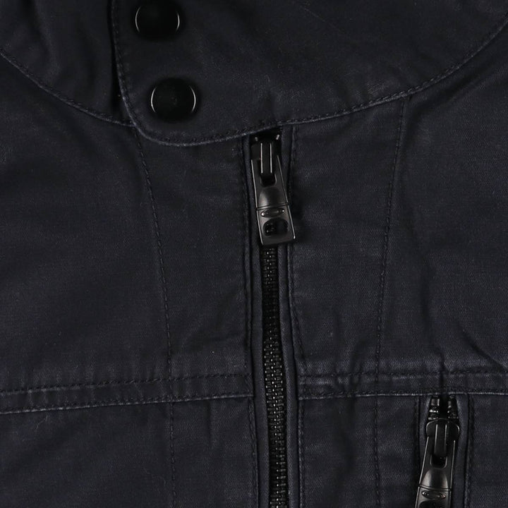2000'S Oakley Cotton Biker Jacket, Men's XL cotton black type Vintage Second Hand