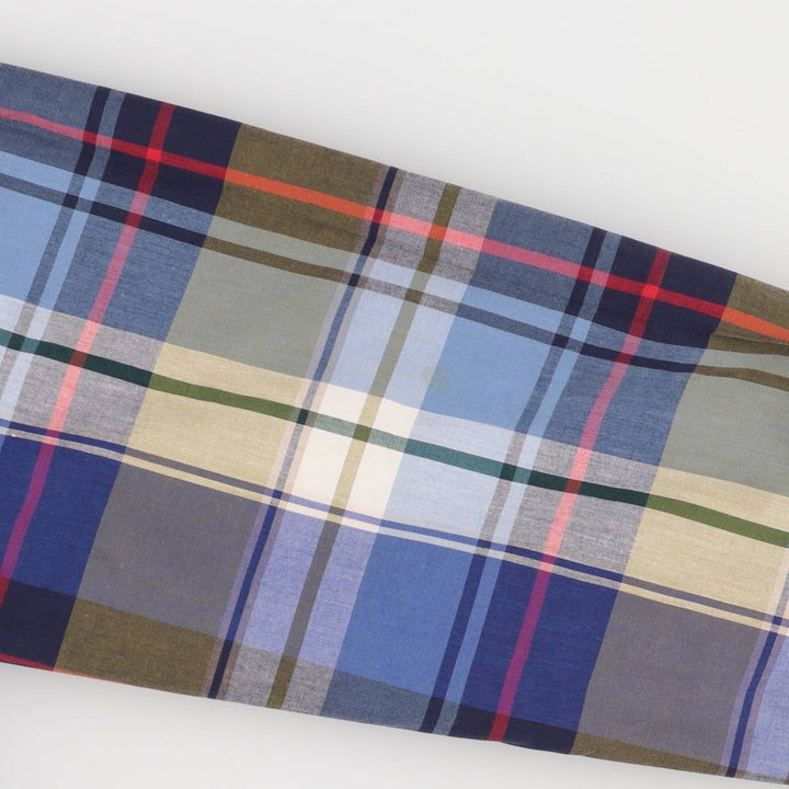 Vintage 90'S Nautica Check Pattern Reversible Cotton Hoodie, Men's Size XL cotton navy blue type Vintage Second Hand